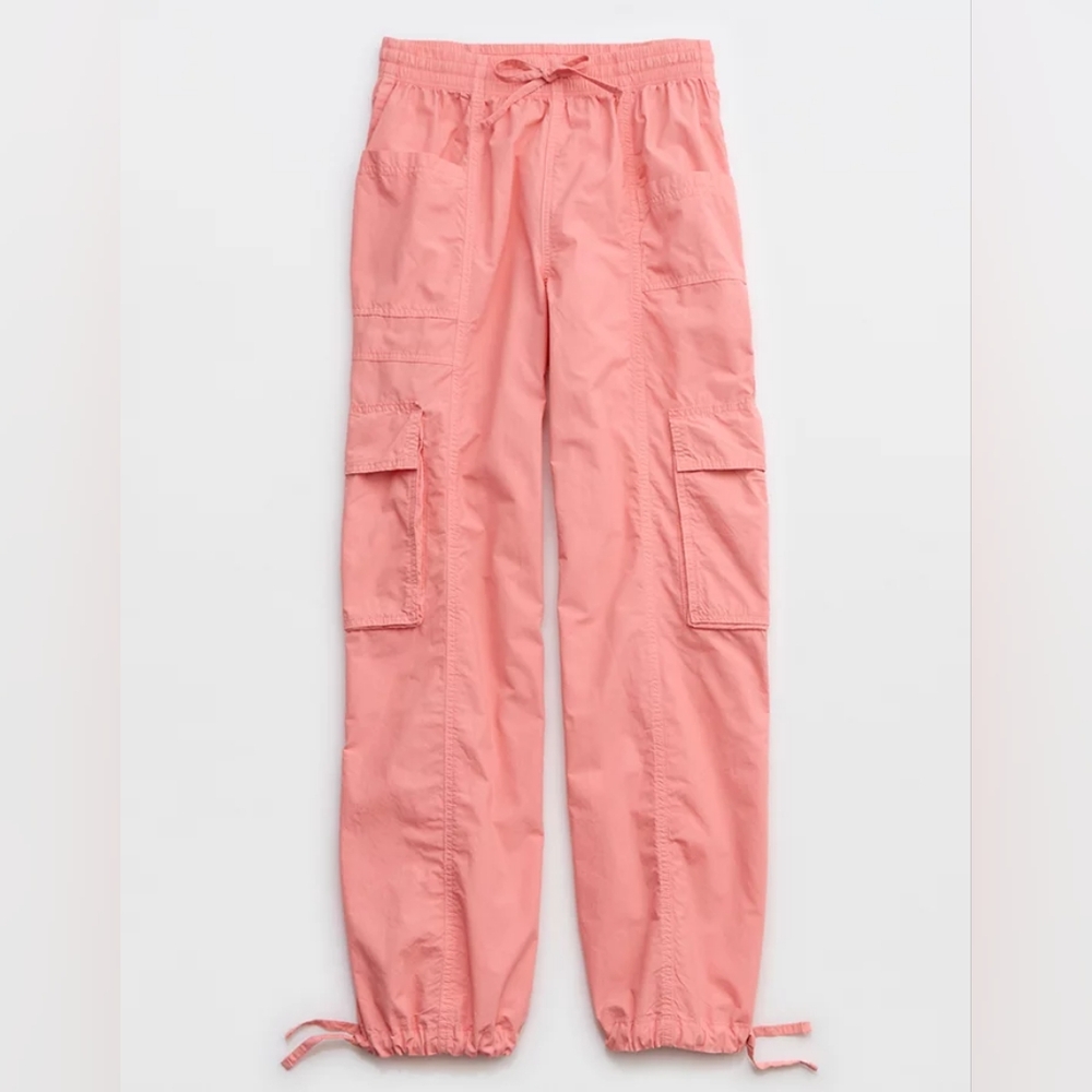 Aerie High Waisted Go-For-It Baggy Cargo Pant